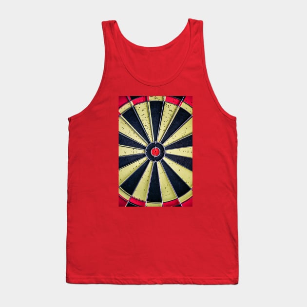 Dartboard Detail Tank Top by David Lichtneker